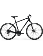 MERIDA CROSSWAY 100 GLOSSY BLACK  MATT SILVER